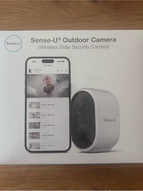Outdoor Sense-U Camera (White) - Wireless Solar Security Camera